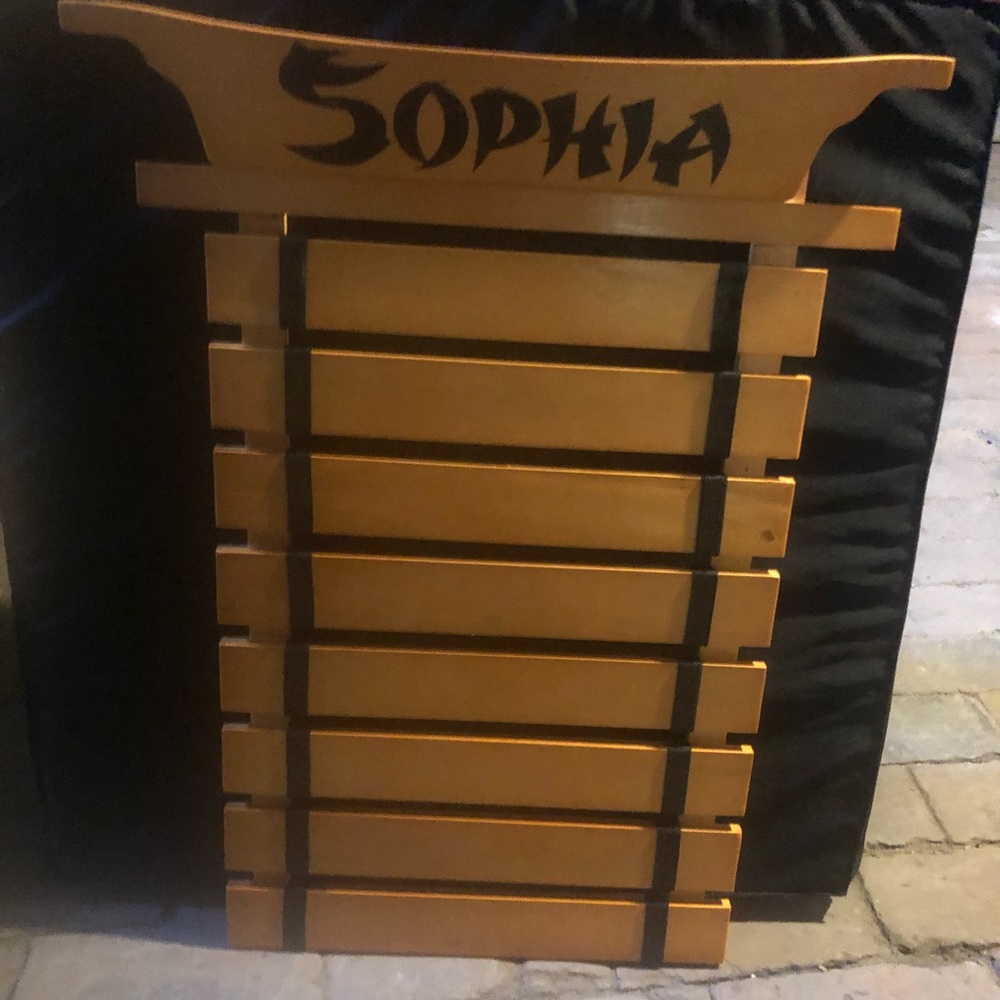 Karate belt display - personalized “Sophia”